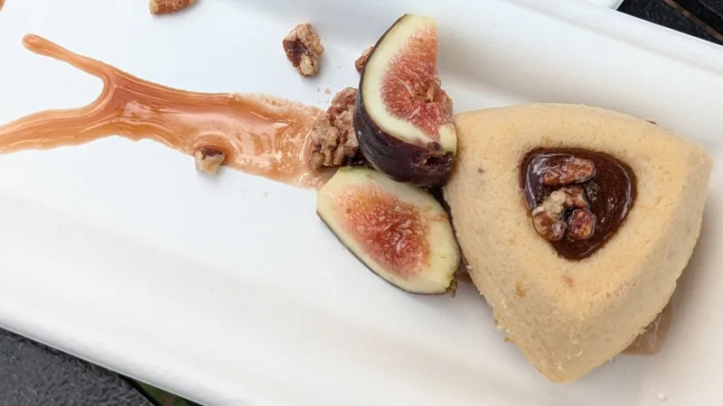 Cheesecake and Frangipane at Epcot’s Food and Wine Festival